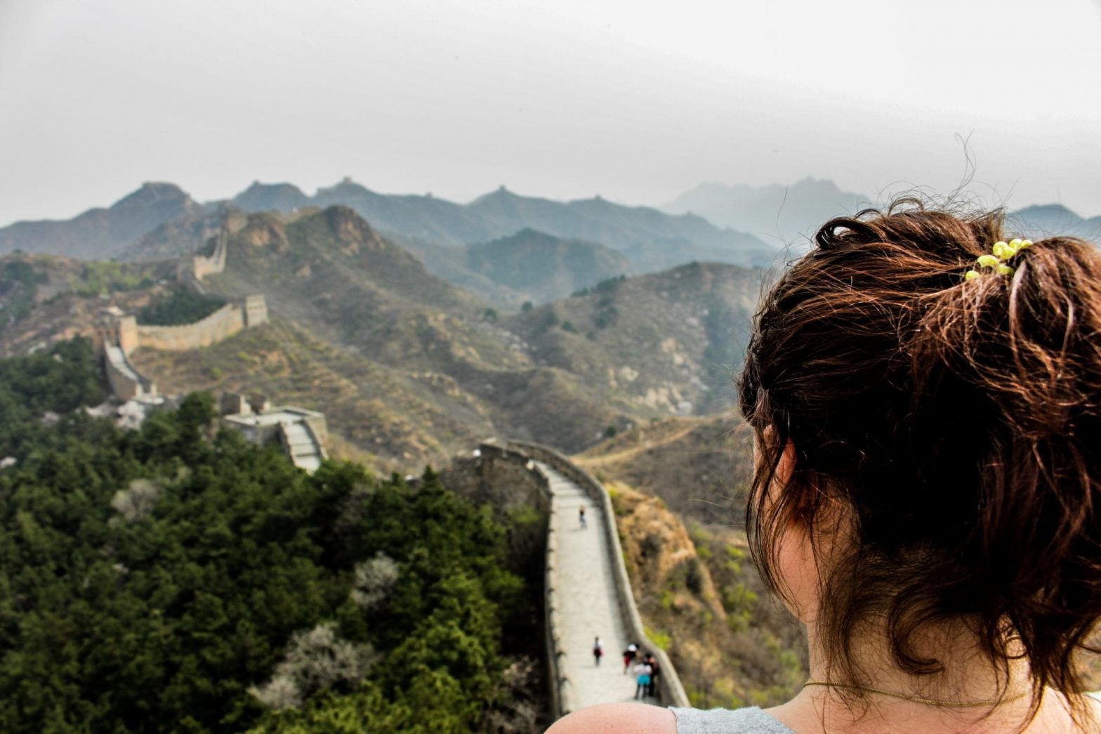 Anna Meanders at the Great Wall of China